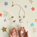 Ensemble de bracelets licorne arc-en-ciel