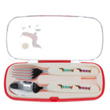 Set de couverts pour enfants - Chien Saucisse Ensoleillé