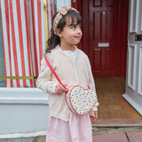 Sac cœur Martha à petit motif floral