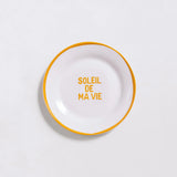 L'assiette à message