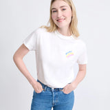 Le tee-shirt Mama rainbow