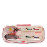 Set de couverts pour enfants - Chien Saucisse Ensoleillé