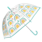 Parapluie transparent - Arc-en-ciel