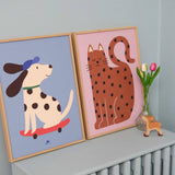 Affiche - Dalmatien skate (30 x 40 cm)