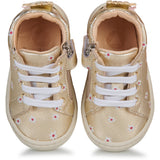 My Dodu Lacets doré marguerites - Chaussures bébés