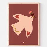 Grande Affiche - L'Oiseau Fleur (B2 - 50 x 70 cm)