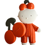 Gommu Mini Baby Cherry - Poupée bébé en caoutchouc naturel, mini