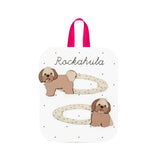 Lot de 2 barrettes clips chien Dolly