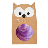 Balle rebondissantes marbrée hibou - 57 mm Violet 