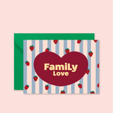 Carte "famille" - Family love (avec enveloppe)