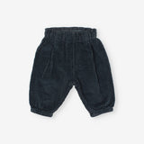 Pantalon velours côtelé marine