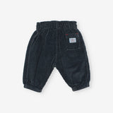 Pantalon velours côtelé marine