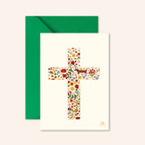 Carte Baptême ou Communion - Croix (avec enveloppe)