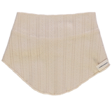 Bavoir bandana asperule pointelle Biscotti