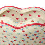 Sac cœur Martha à petit motif floral