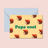 Carte "Fête des pères" - Papa Cool (avec enveloppe)
