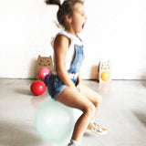 Ballon sauteur vert pailleté