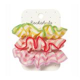 Lot de 3 chouchous rayés Candy