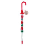 Parapluie transparent - Cerises
