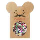 Balle rebondissante souris à étoiles43mm