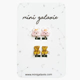 Boucles d'oreilles clips pour enfant - chiens et oursons 🐻