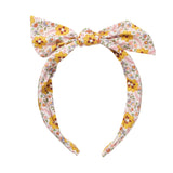Bandeau noué à fleurs