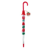 Parapluie transparent - Cerises