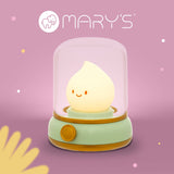 Lampe de nuit LED Flamme verte de Mary