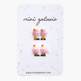 Boucles d'oreilles clips pour enfant - glace ice cream 🍨