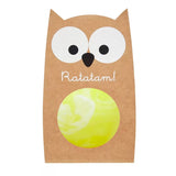 Balle rebondissante marbrée hibou 57 mm