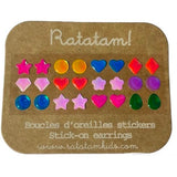 Boucles d'oreilles stickers