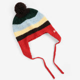 Bonnet rayé  en maille