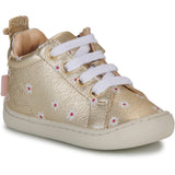 My Dodu Lacets doré marguerites - Chaussures bébés