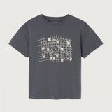 Tee-shirt manches courtes FIZVALLEY - Acier Vintage