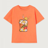 Tee shirt manches courtes FIZVALLEY imprimé Pop corn