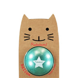 Ballon vert pailleté 15 cm