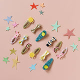 Barrettes clips Sunshine