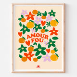 Affiche - Amour fou (30 x 40 cm)