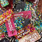 Porte-clés à paillettes NOUNOU EN OR