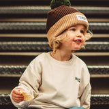 Bonnet HH color block avec pompon