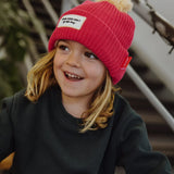 Bonnet HH color block avec pompon