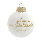 Boule de Noël Mamie adorée