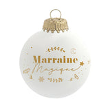 Boule de Noël Marraine magique
