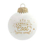 Boule de Noël Parrain cool