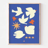 Affiche - Les oiseaux (30 x 40 cm)