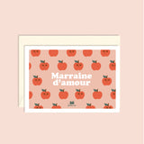 Carte "Famille" : Marraine d'amour (avec enveloppe)