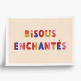 Affiche Bisou Enchantés