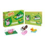 BIG - Set activité 40 Pcs - Ferme - PLUS PLUS