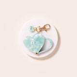 Porte-clef miroir baby blue