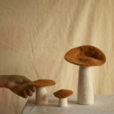 Champignons en feutre